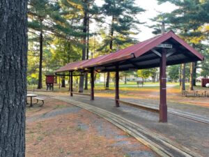 Carson Park Train Depot located in Carson Park, Eau Claire, WI